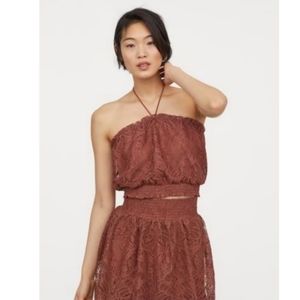 Gorgeous H&M Lace Halter Top